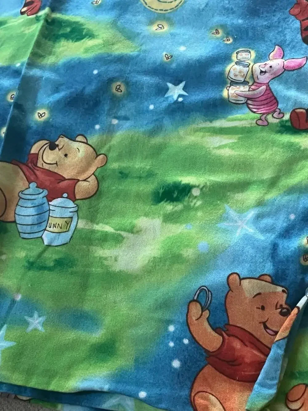Disney Winnie the Pooh, Tigger, and Piglet Starry Night Pillowcase
